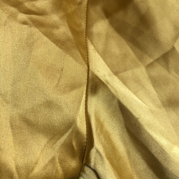 Zara Glod Satin Effect Shirt - Picture 6 of 13